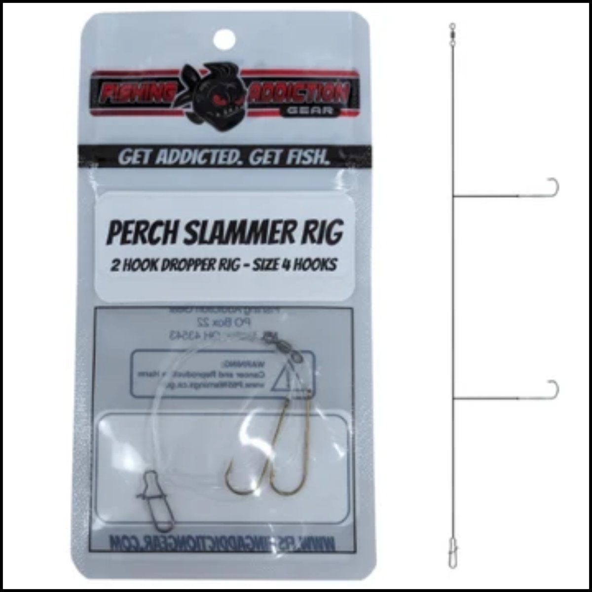 Fishing Addiction Perch Slammer Rig Size 4