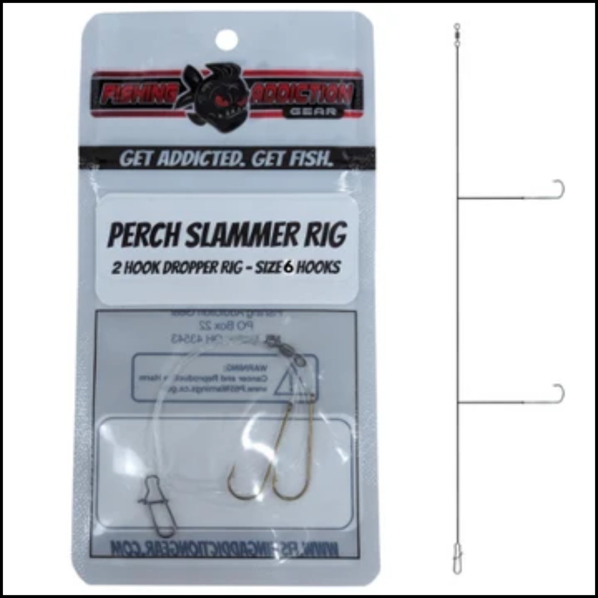 Fishing Addiction Perch Slammer Rig Size 6