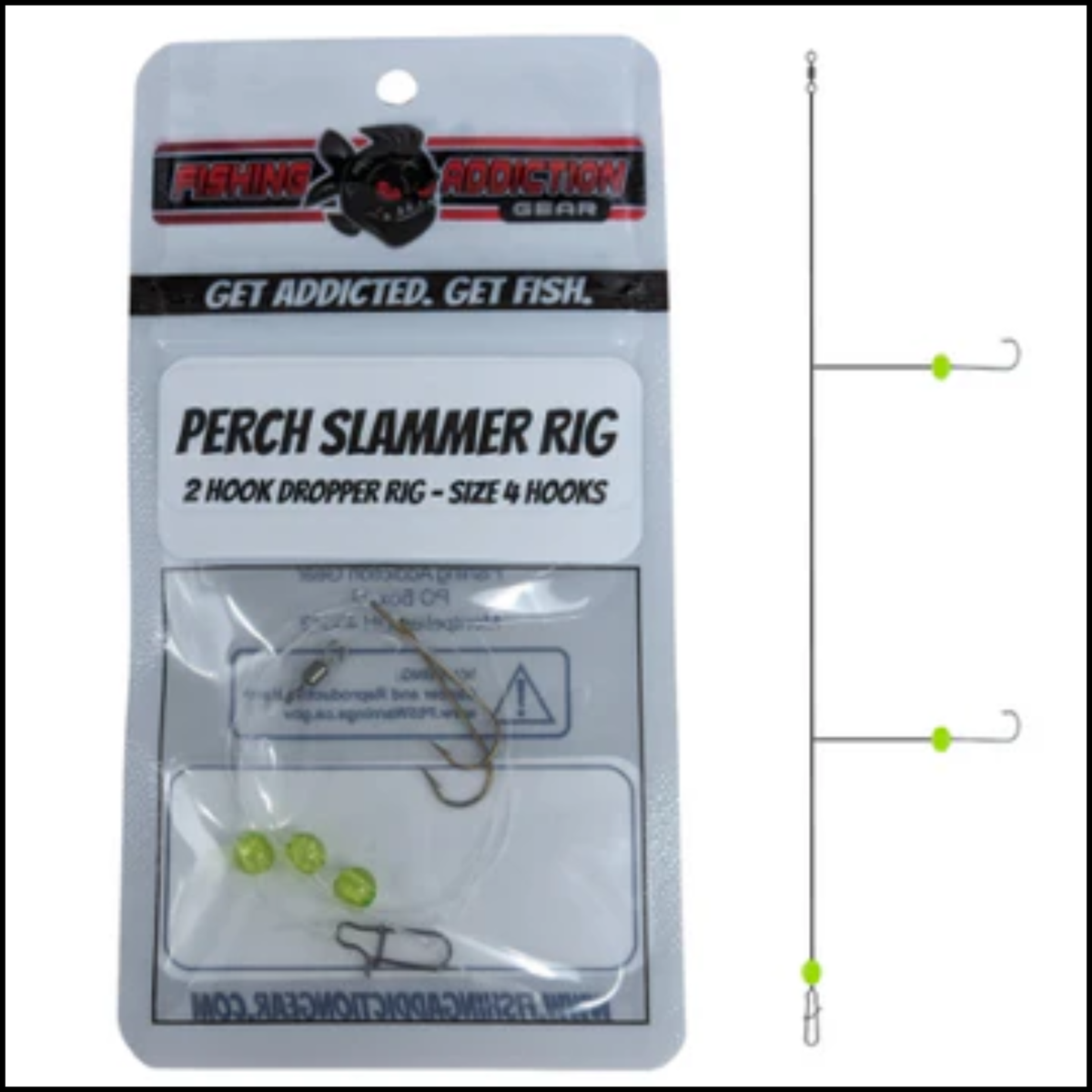 Fishing Addiction Perch Slammer Rig Size 4