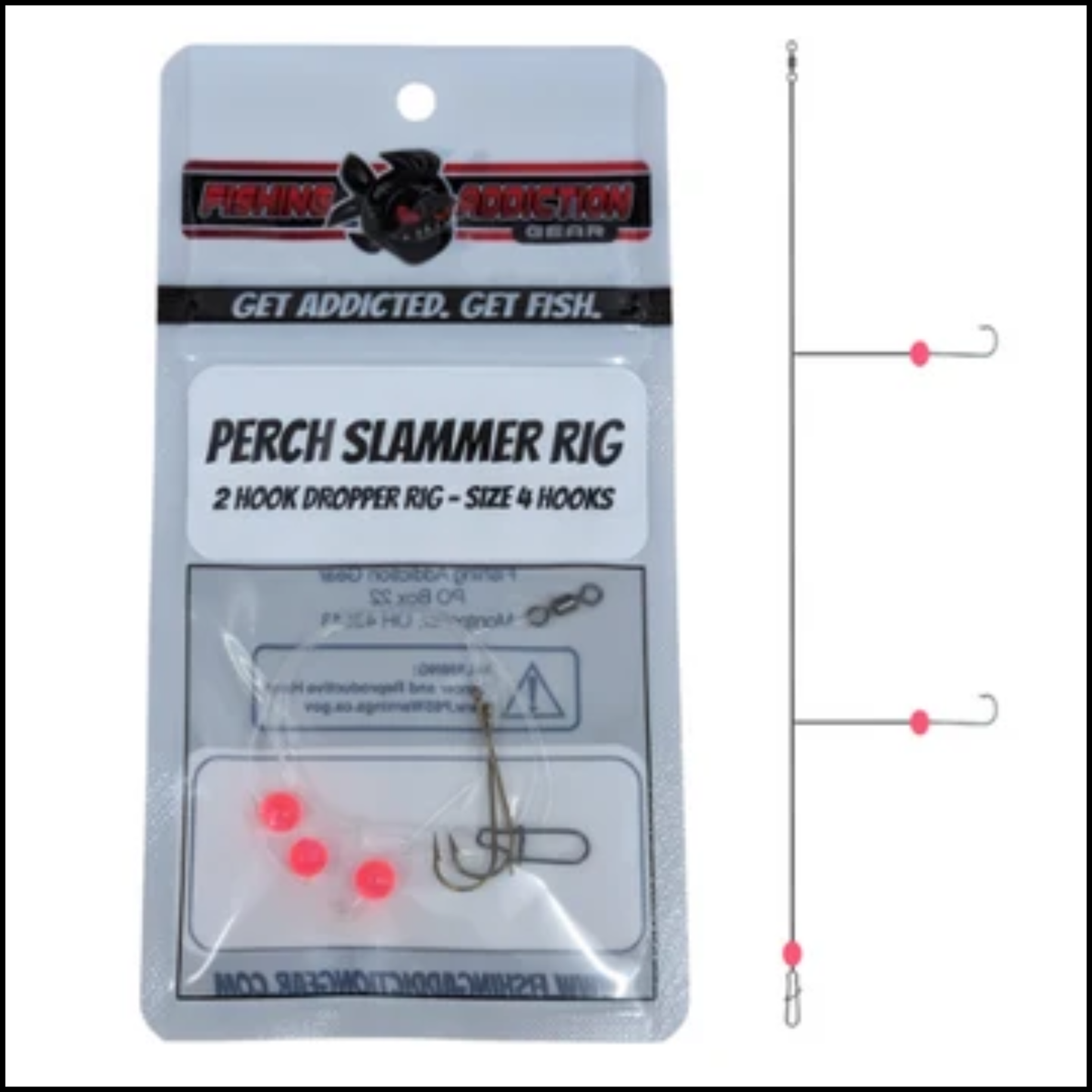 Fishing Addiction Perch Slammer Rig Size 4