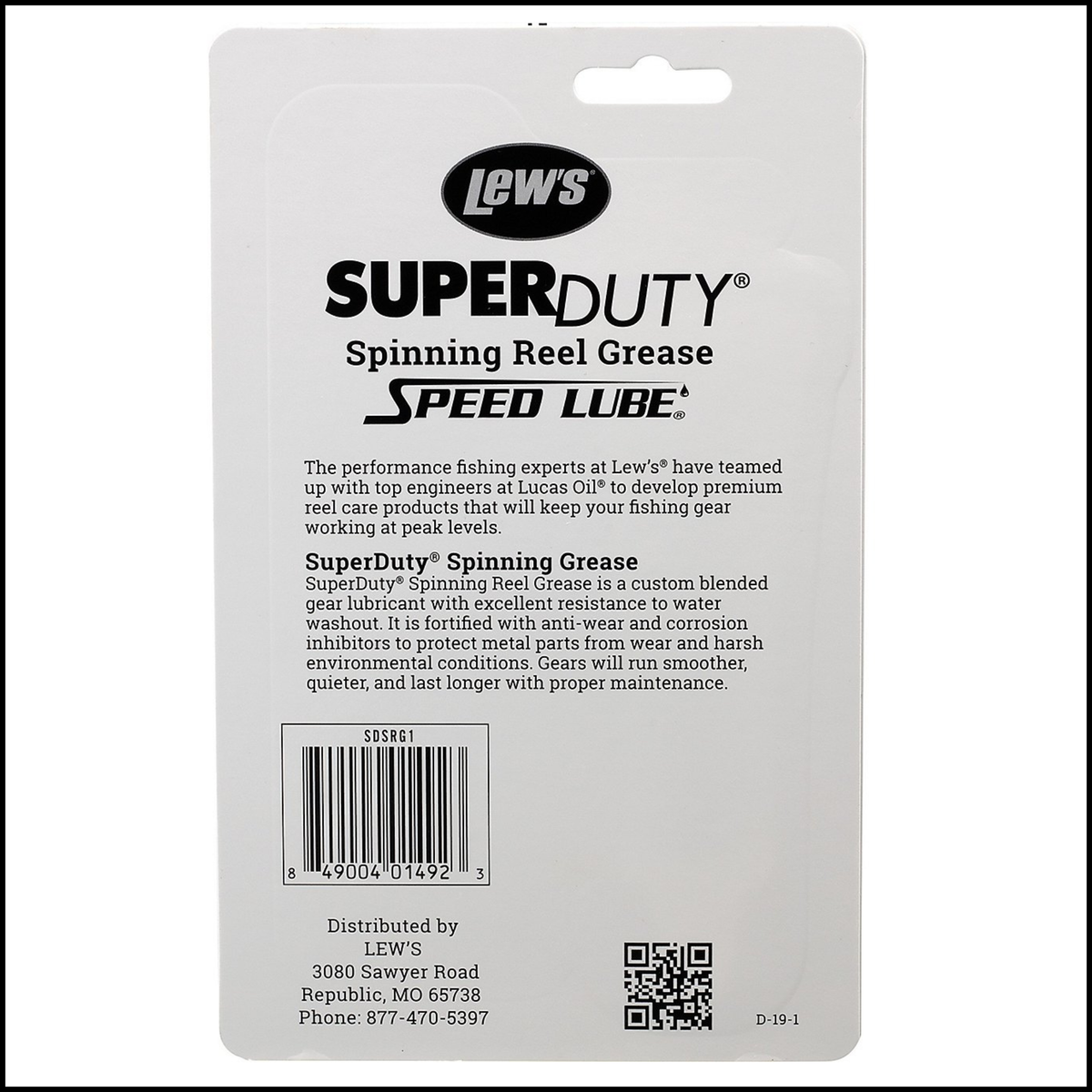 Super Duty Spinning Reel Grease