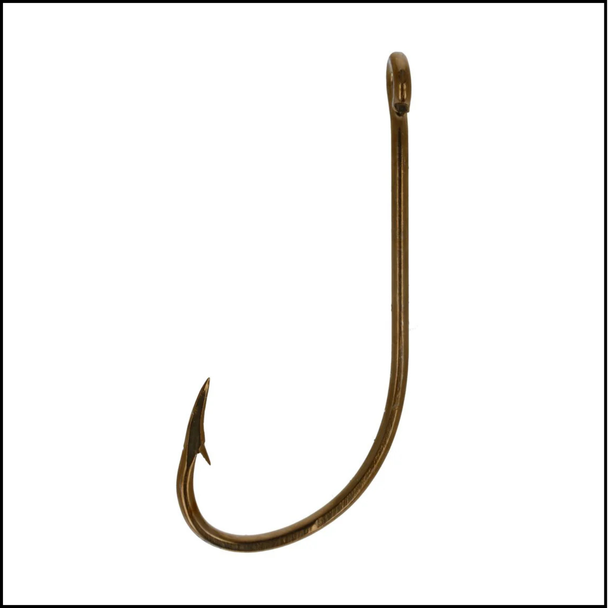 Eagle Claw Straight Eye Plain Shank Offset Hook 084